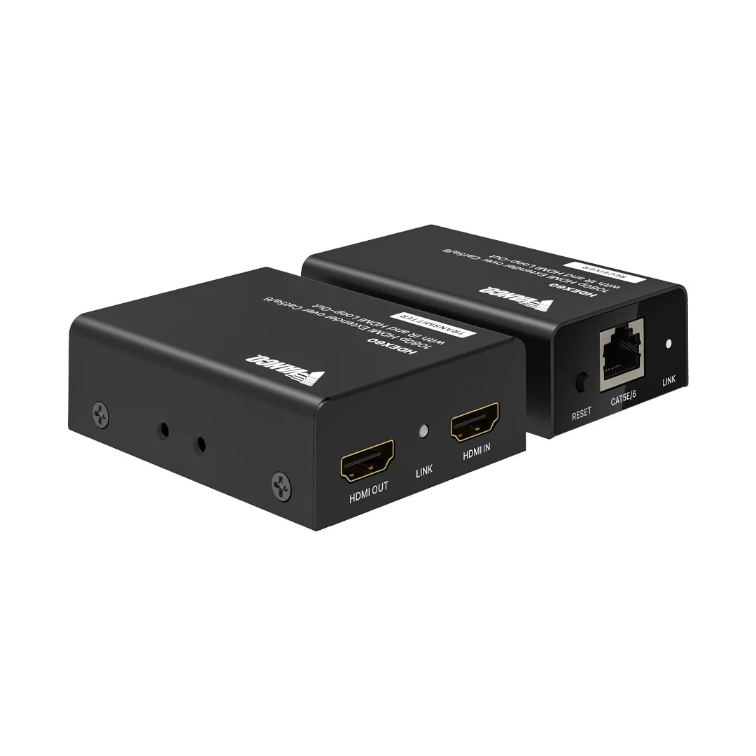 Vanco HDMI Extender Over Cat5e/6 Cable with IR and HDMI Loop-Out