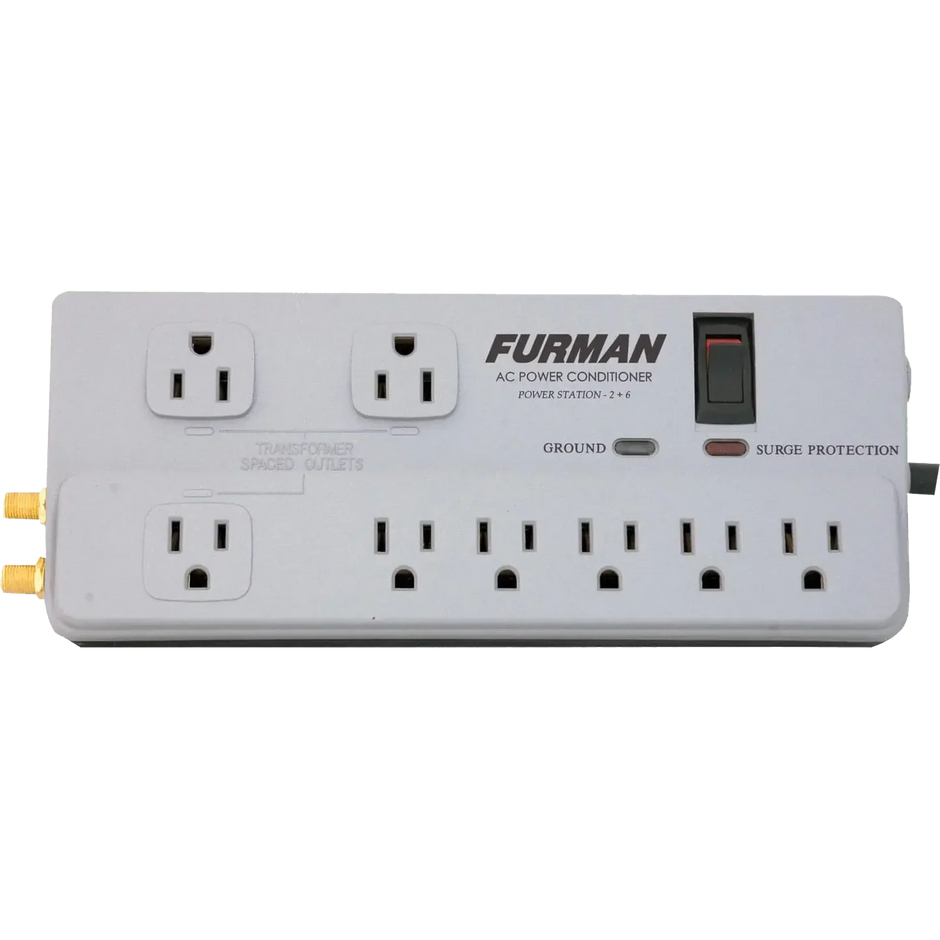 Furman PST-2+6 15A 8 Outlet Surge Suppressor Strip