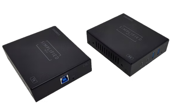 Simplified EXUSB3.0 100m USB3.0 Extender on CAT Cable