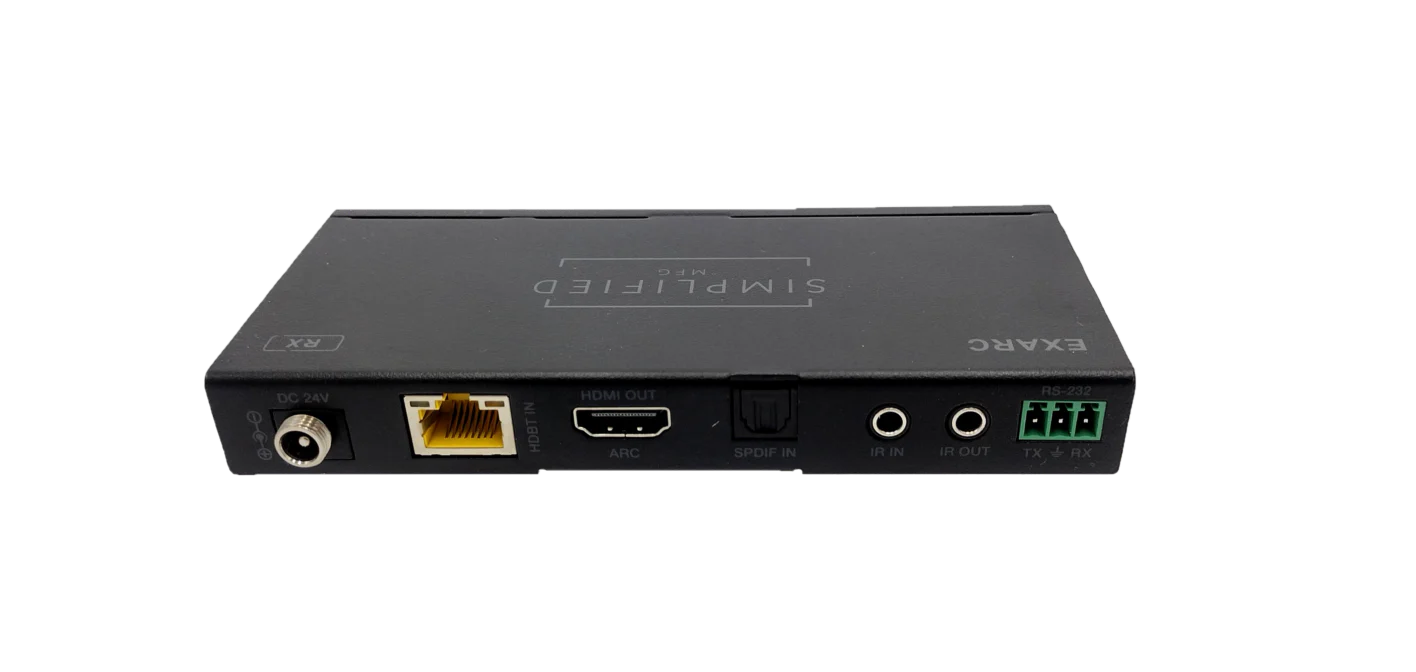 Simplified EXARC 4K HDMI 40m/131 ft. on Cat6/Cat 5e 18Gbps extender