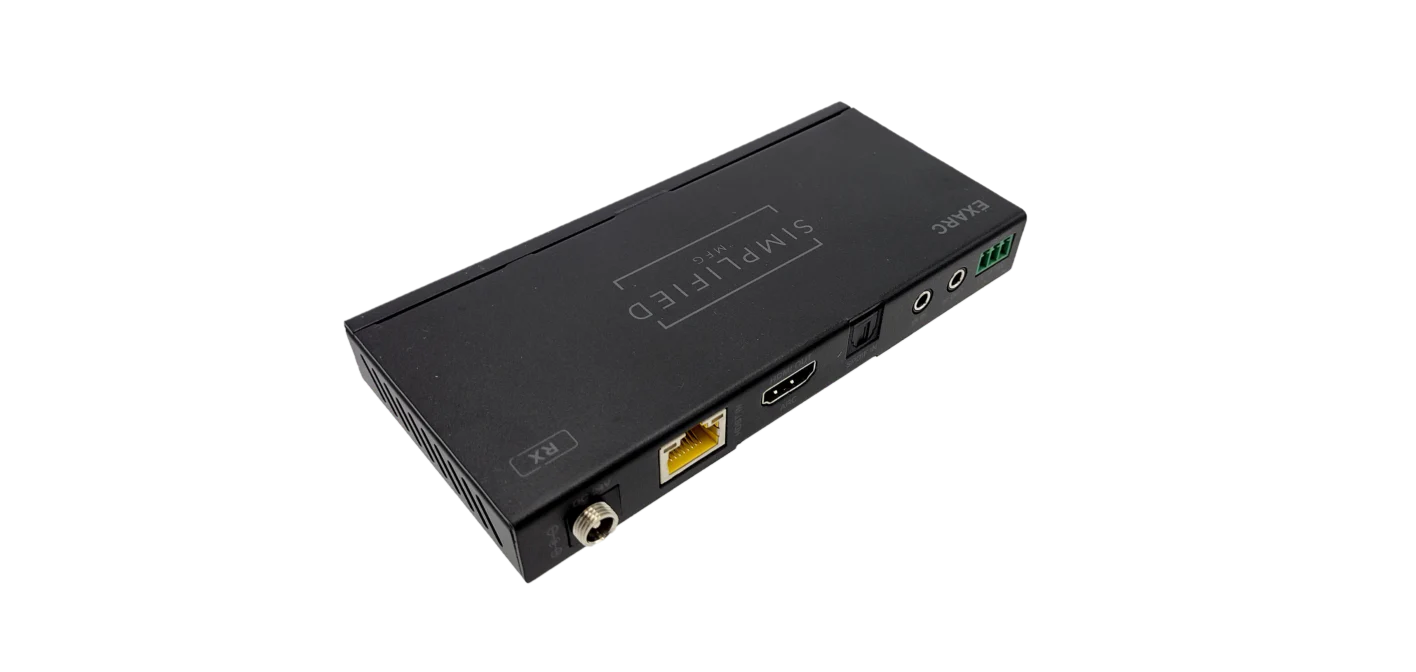 Simplified EXARC 4K HDMI 40m/131 ft. on Cat6/Cat 5e 18Gbps extender