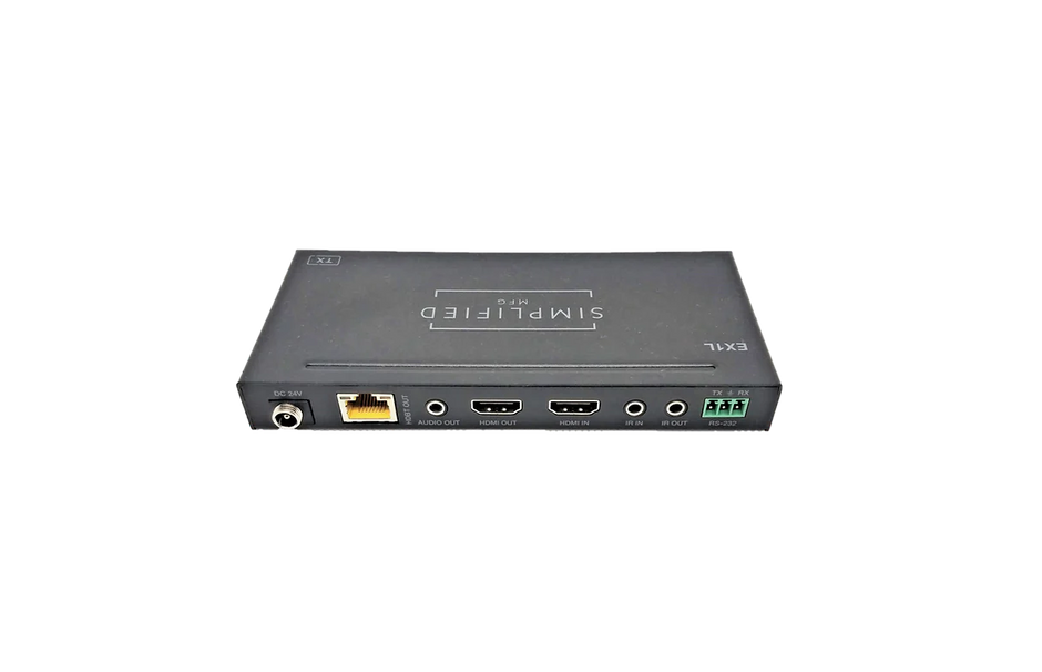 Simplified EX1L            4K HDMI 120m/394 ft. on Cat6, 18Gbps extender