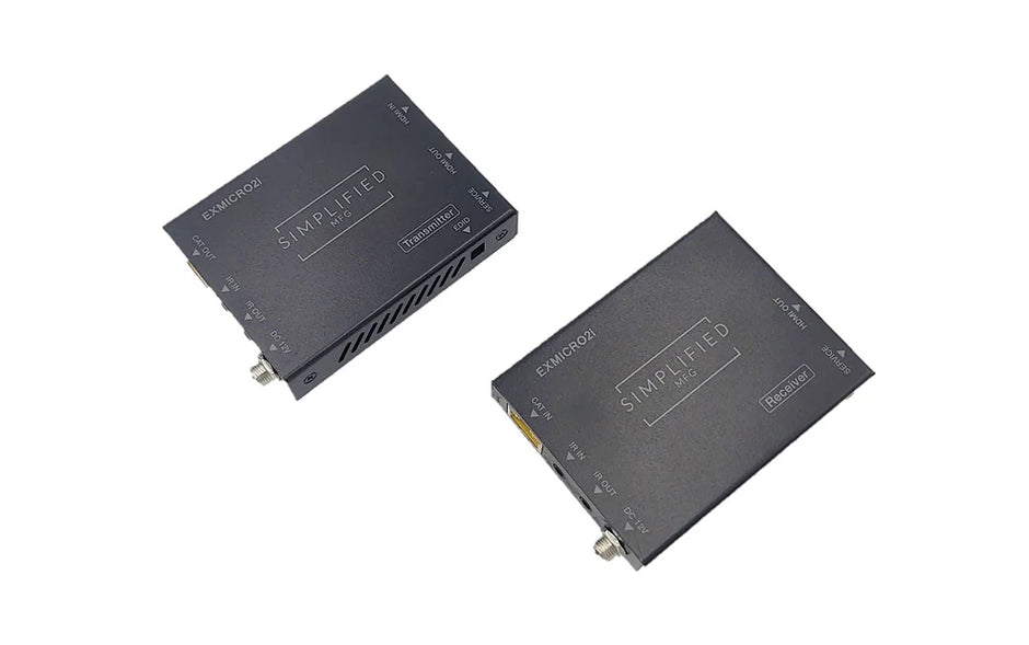 Simplified EXMICRO2i  18Gbps 4K HDMI Extender With 2-Way 12v IR