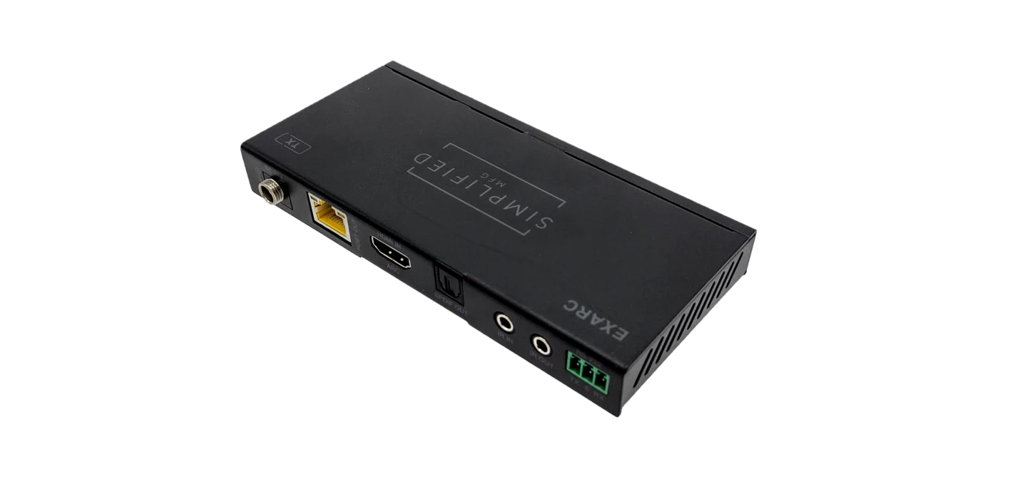 Simplified EXARC 4K HDMI 40m/131 ft. on Cat6/Cat 5e 18Gbps extender