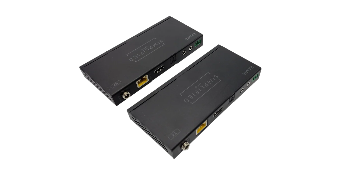 Simplified EXARC 4K HDMI 40m/131 ft. on Cat6/Cat 5e 18Gbps extender