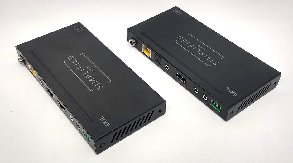 Simplified EX1L            4K HDMI 120m/394 ft. on Cat6, 18Gbps extender