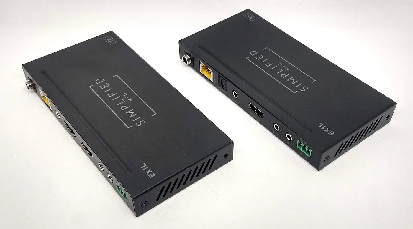 Simplified EX1L            4K HDMI 120m/394 ft. on Cat6, 18Gbps extender