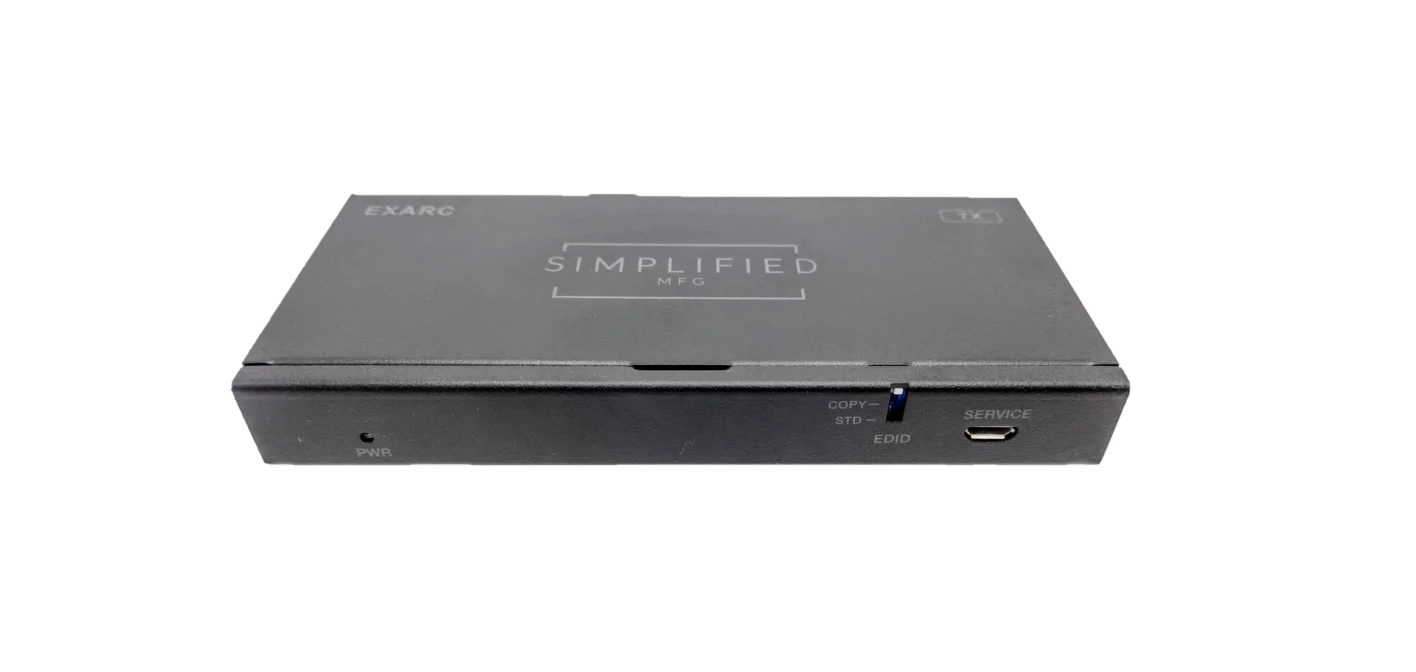 Simplified EXARC 4K HDMI 40m/131 ft. on Cat6/Cat 5e 18Gbps extender