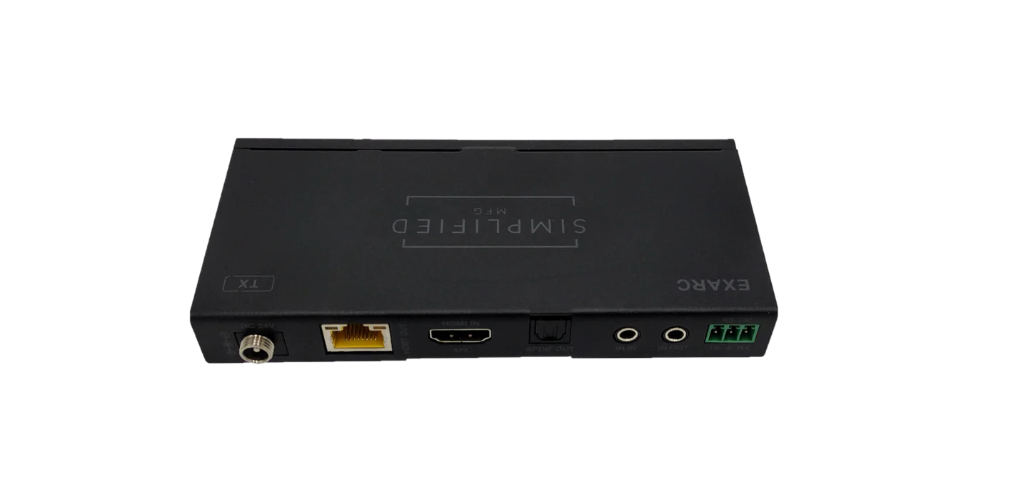 Simplified EXARC 4K HDMI 40m/131 ft. on Cat6/Cat 5e 18Gbps extender