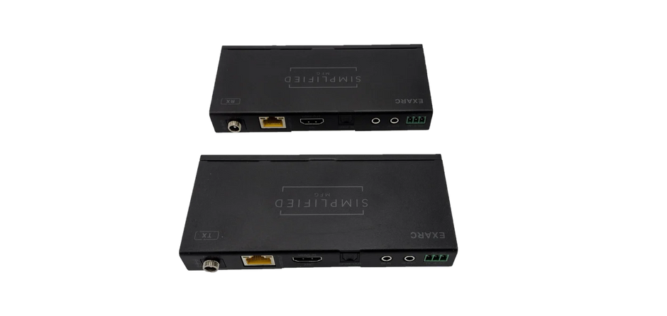 Simplified EXARC 4K HDMI 40m/131 ft. on Cat6/Cat 5e 18Gbps extender