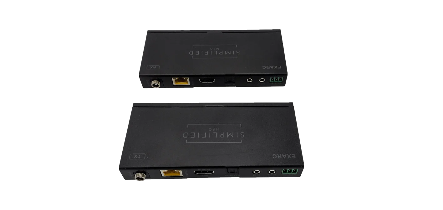 Simplified EXARC 4K HDMI 40m/131 ft. on Cat6/Cat 5e 18Gbps extender