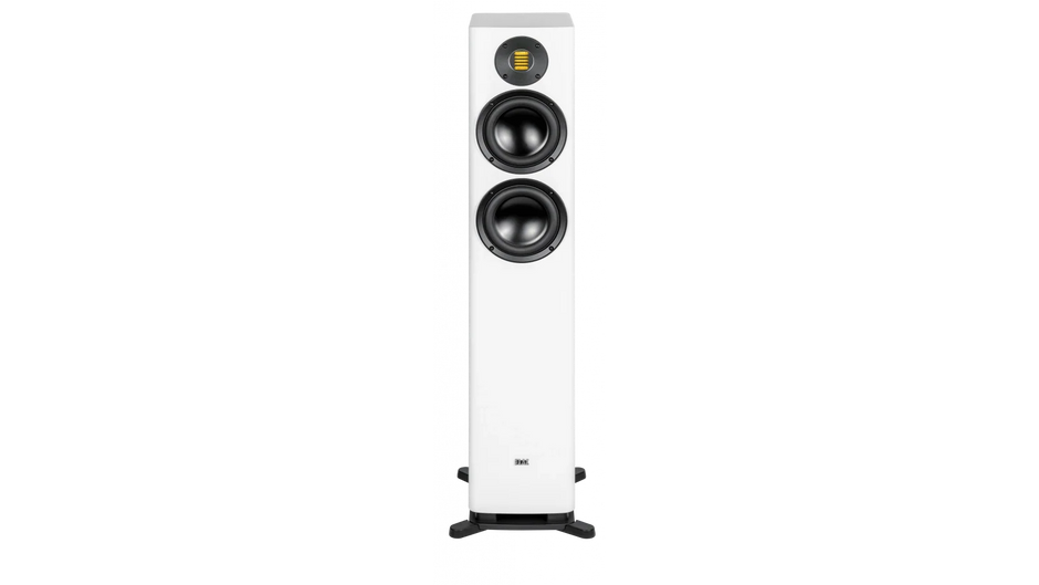 Elac 6" Solano 2.0, 2.5-Way Floorstanding Speaker with Jet 6 Tweeter - Gloss White, Each