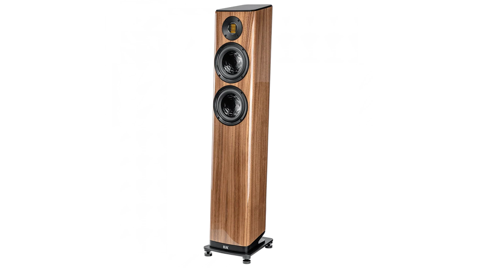 Elac Vela 2.0 6" 2.5-Way Floorstanding Speaker with Jet 6 Tweeter - Gloss Walnut, Each
