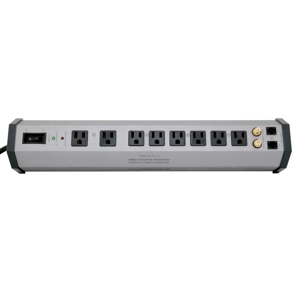 Furman PST-8 15A 8 Outlet Surge Suppressor Strip w/SMP, LiFT and EVS