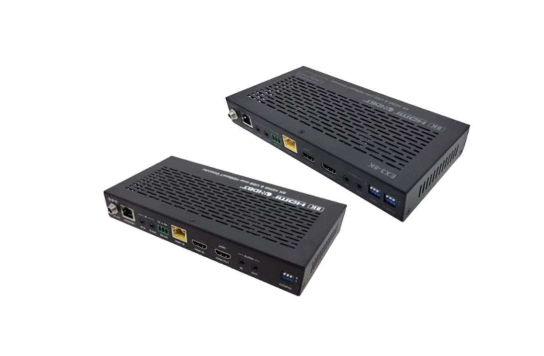 Simplified EX3-8K HDMI 2.1 (40Gbps) Extender Over Cat6A Cable