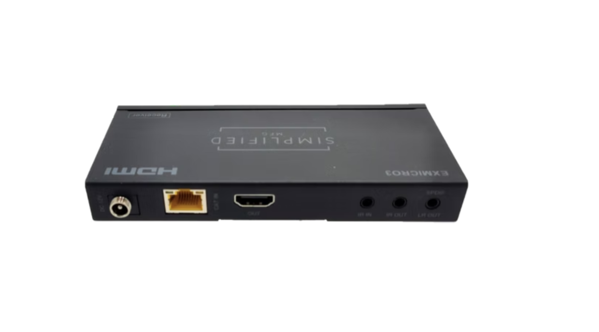 Simplified EXMICRO3 50m/164ft. 4K HDMI 2.0b (18Gbps) Extender on Cat6A/6* cable