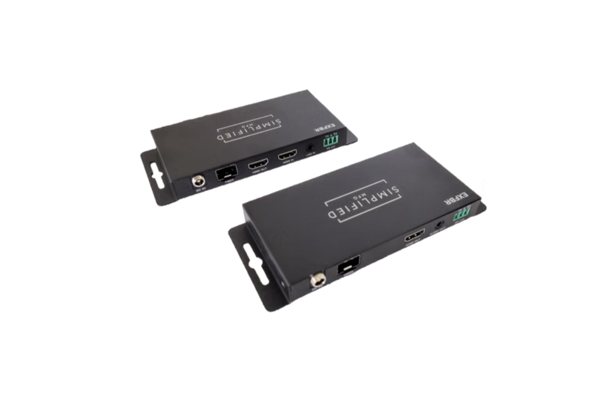 Simplified EXFBR HDMI 2.0b Extender over Fiber