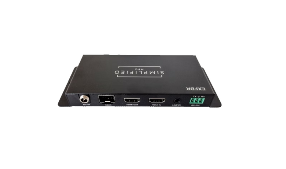Simplified EXFBR HDMI 2.0b Extender over Fiber