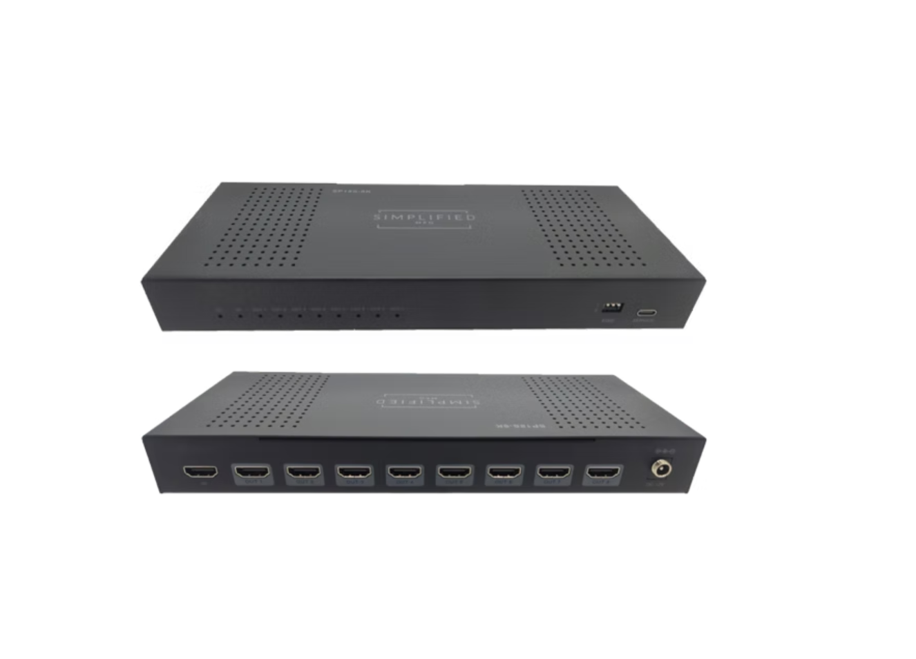 Simplified SP18S-8K HDMI 2.1 (48gbps) 1x8 Scaling HDMI Splitter