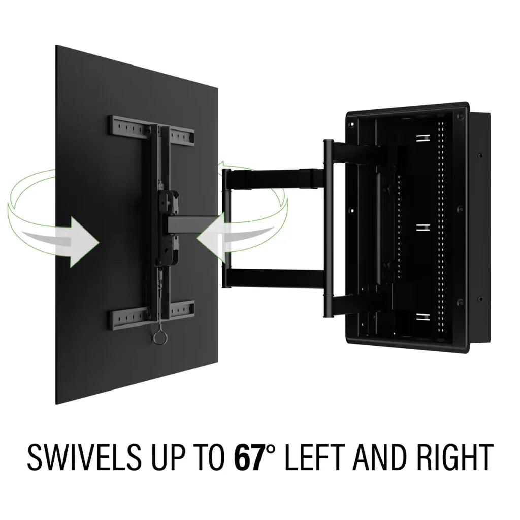 Sanus VIWLF128-B2 Preminum Large In-Wall Full-Motion Mount for TV's 42-85