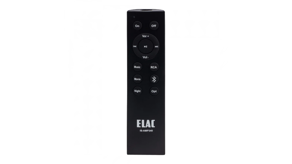 Elac IS-AMP340-BK Integrated 3 x 40W Amplifier with Dolby Digital - Black, Each