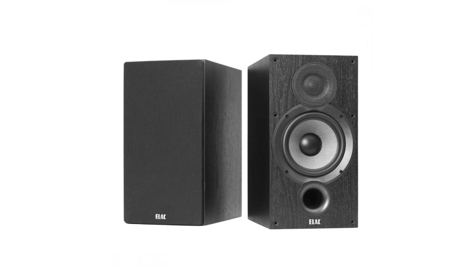 Elac 6.5" Debut 2.0 B6.2 Bookshelf Speaker - Black, Pair