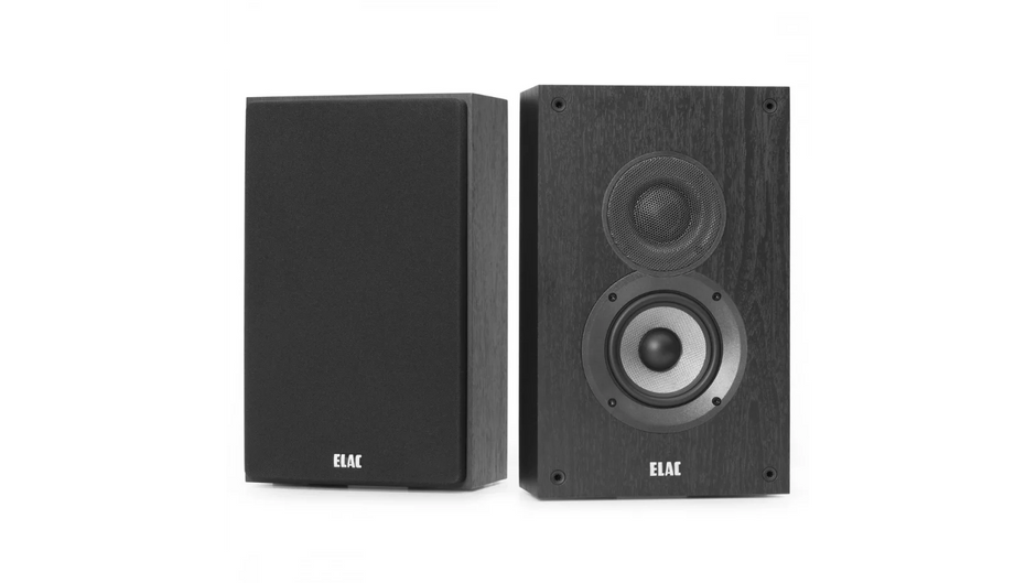 Elac 4" On-Wall Speakers - Black, Pair
