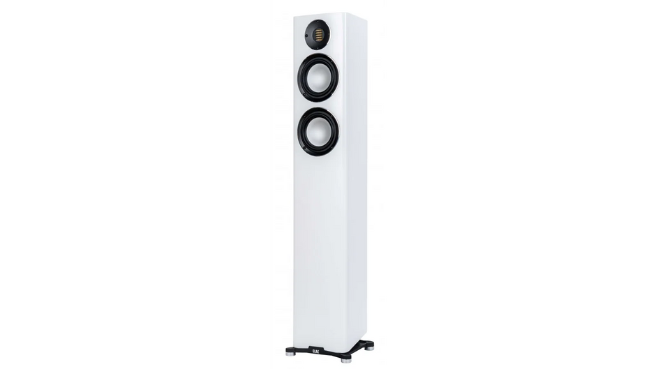 Elac 5.25" Carina Floorstanding Speaker FS 247.4 - Satin White, Each