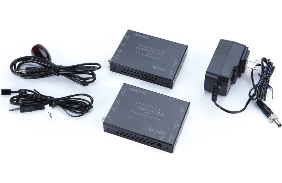 Simplified EXMICRO2i  18Gbps 4K HDMI Extender With 2-Way 12v IR