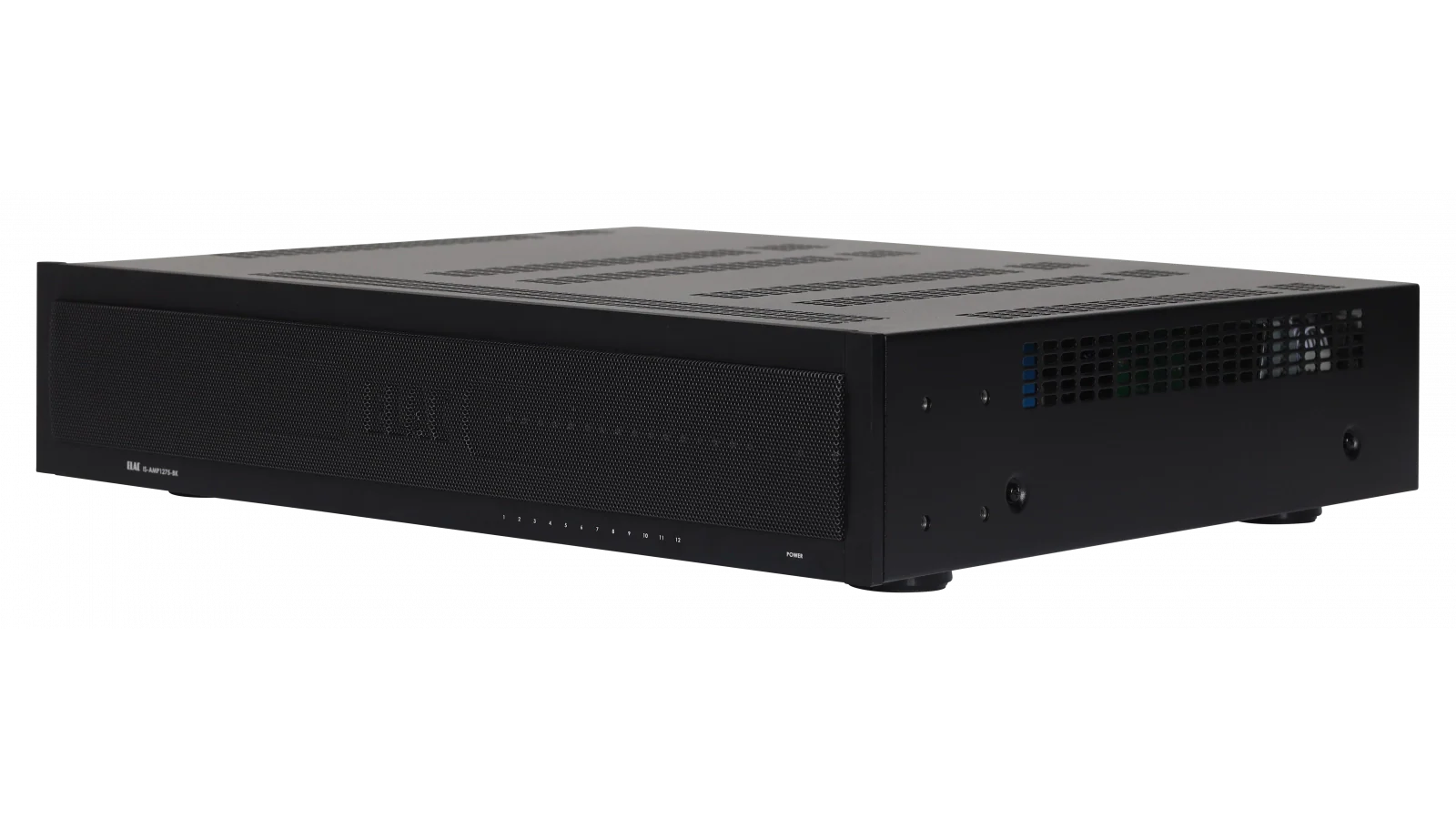 Elac IS-AMP1275-BK Integrator 12 x 75W Multi-Zone Amplifier - Black, Each