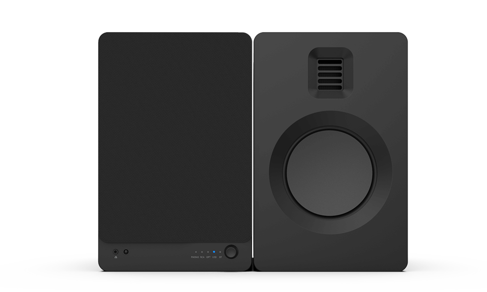 Kanto TUKMB Premium Powered Speaker with Headphone Out, USB DAC, Dedicated Phono Pre-amp, Bluetooth, Matte Black