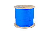 Vertical Cable Cat6a Bulk Wire 10Gb Shielded F/UTP Solid Cable 1000FT Pull Box Wooden Spool
