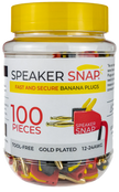 Speaker Snap SSBP100 Banana Plugs Red & Black 50 Pair / 100 Pieces