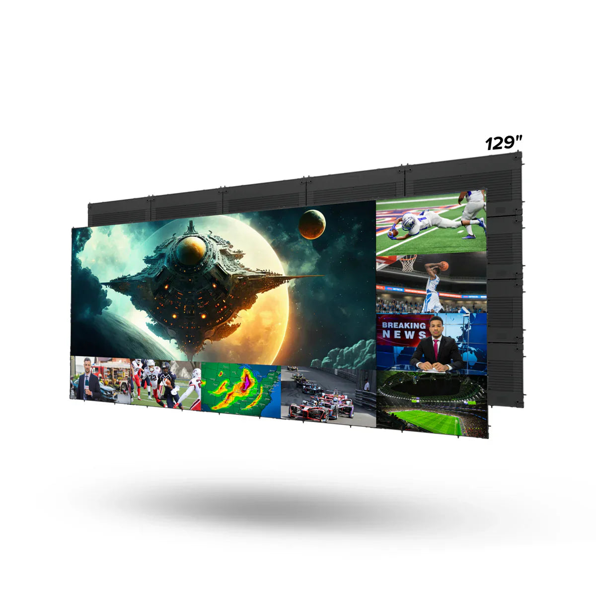 AWALL I-Series 2.35:1 Aspect Ratio - External Processor