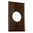 MidLite Single-Gang Splitport™, Brown