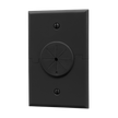 MidLite Single-Gang Splitport™ Plus with Grommet, Black