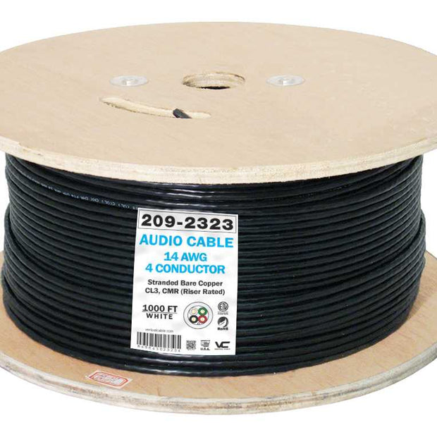 Vertical Cable 12/2 500ft Speaker wire Direct Burial 209-2324/DB Audio Cable