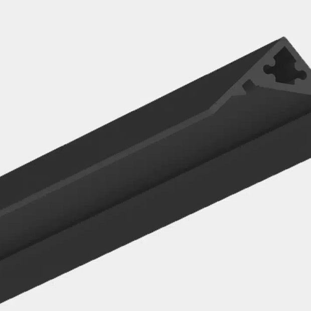 Lumentruss 2201 Series Angled Channel, BLACK