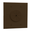 MidLite Double-Gang Splitport with Grommet, Brown
