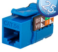 Vertical Cable CAT5e RJ45 Keystone Jack V-Max Series