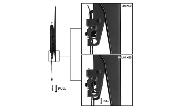 BRKT Brand TLT3790FULL-LVL Large Low Profile Tilt Mount with Post Level Adjustment