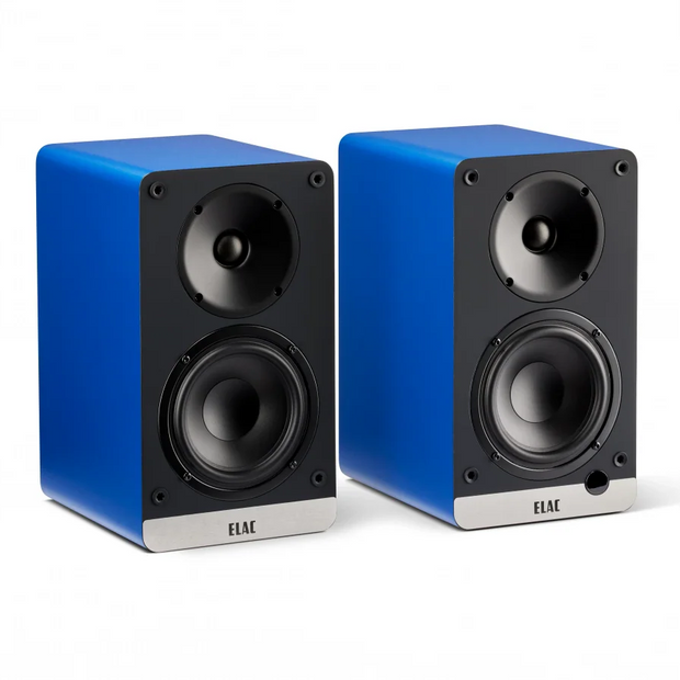 Elac 4.5" Debut ConneX Powered Monitor Speakers - Royal Blue, Pair