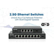Intellinet 562058  5-Port Switch with 4 x 2.5G Ethernet Ports and 1 SFP+ Uplink
