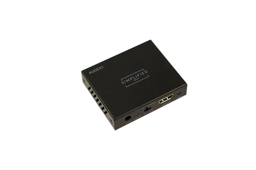 Simplified AUDEX1  HDMI Audio Extractor