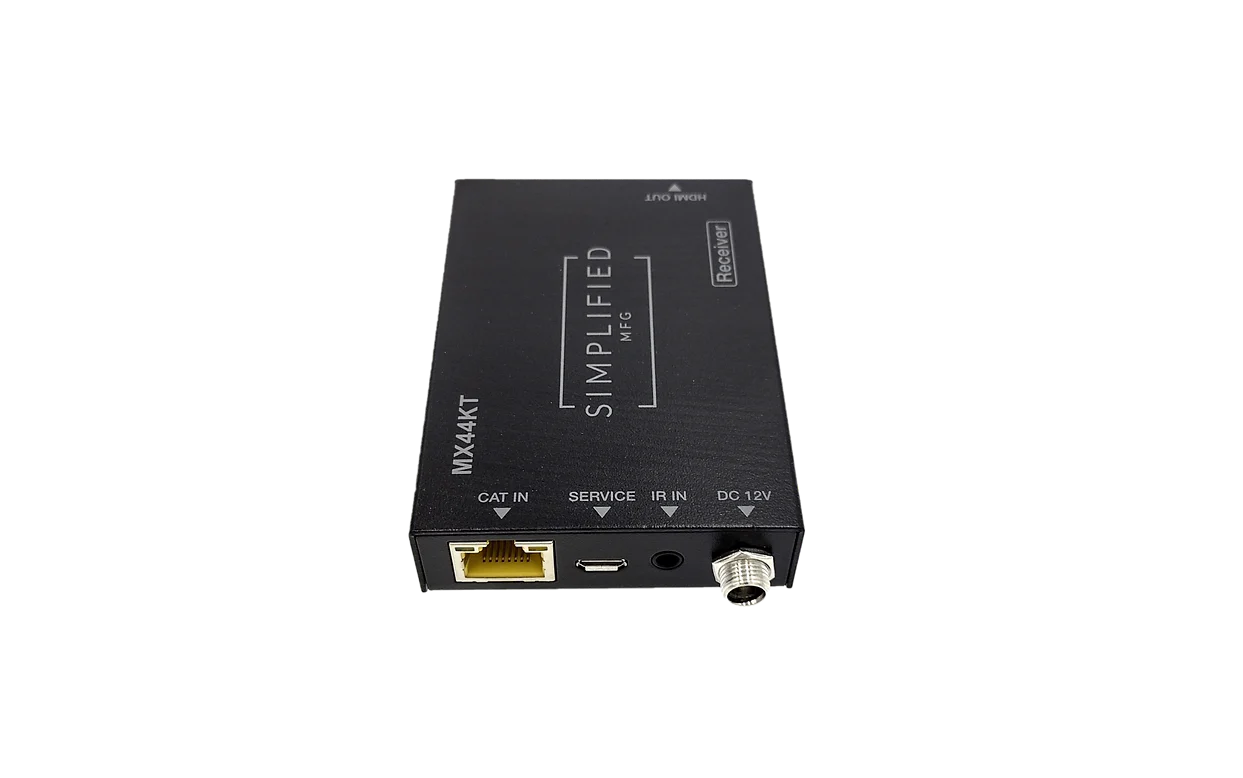 Simplified MX44KT Scaling 50m 4K 4x4 HDMI Matrix Kit over CAT5e/6/7