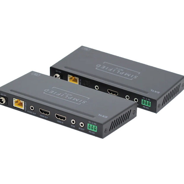 Simplified EX1L            4K HDMI 120m/394 ft. on Cat6, 18Gbps extender