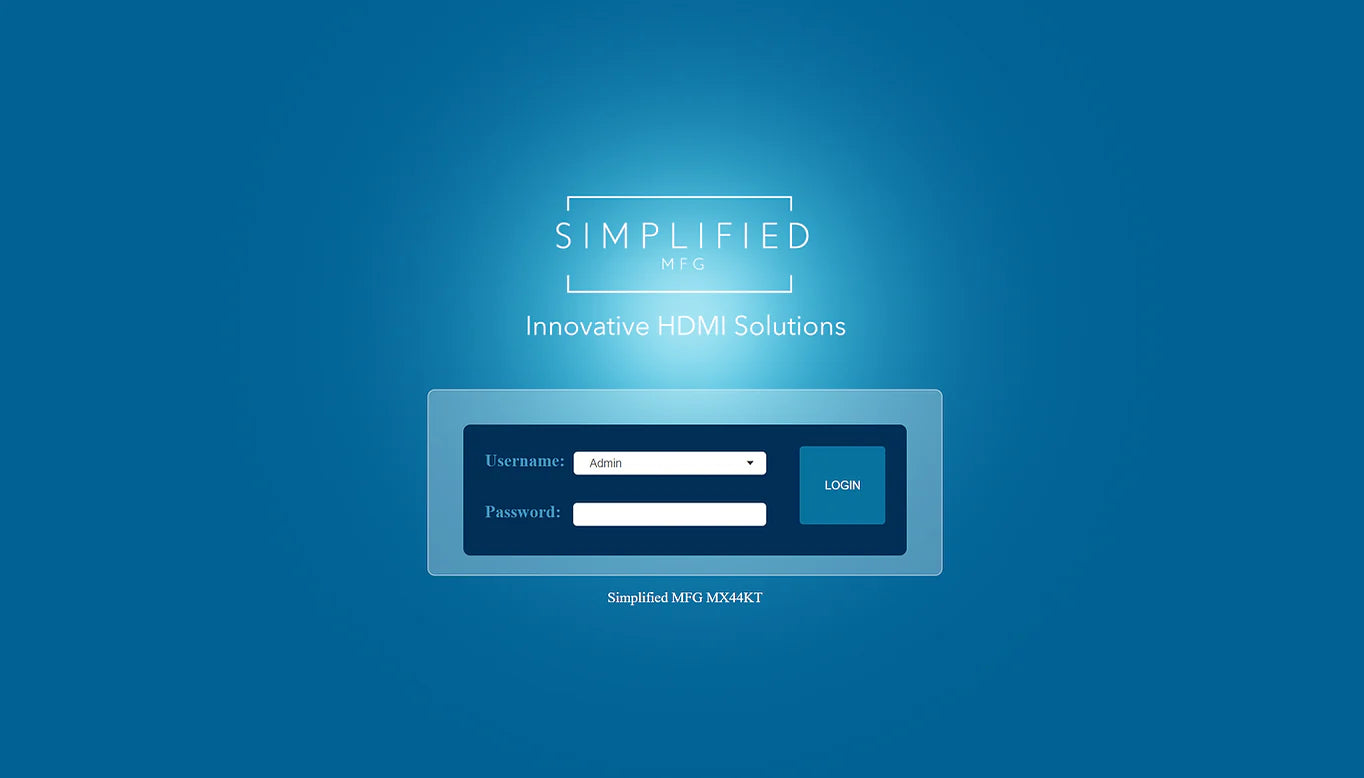 Simplified MX44KT Scaling 50m 4K 4x4 HDMI Matrix Kit over CAT5e/6/7