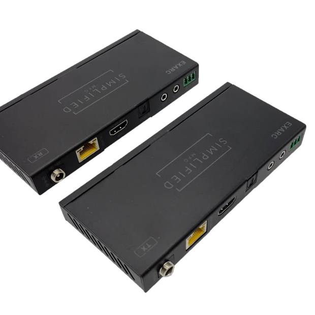 Simplified EXARC 4K HDMI 40m/131 ft. on Cat6/Cat 5e 18Gbps extender