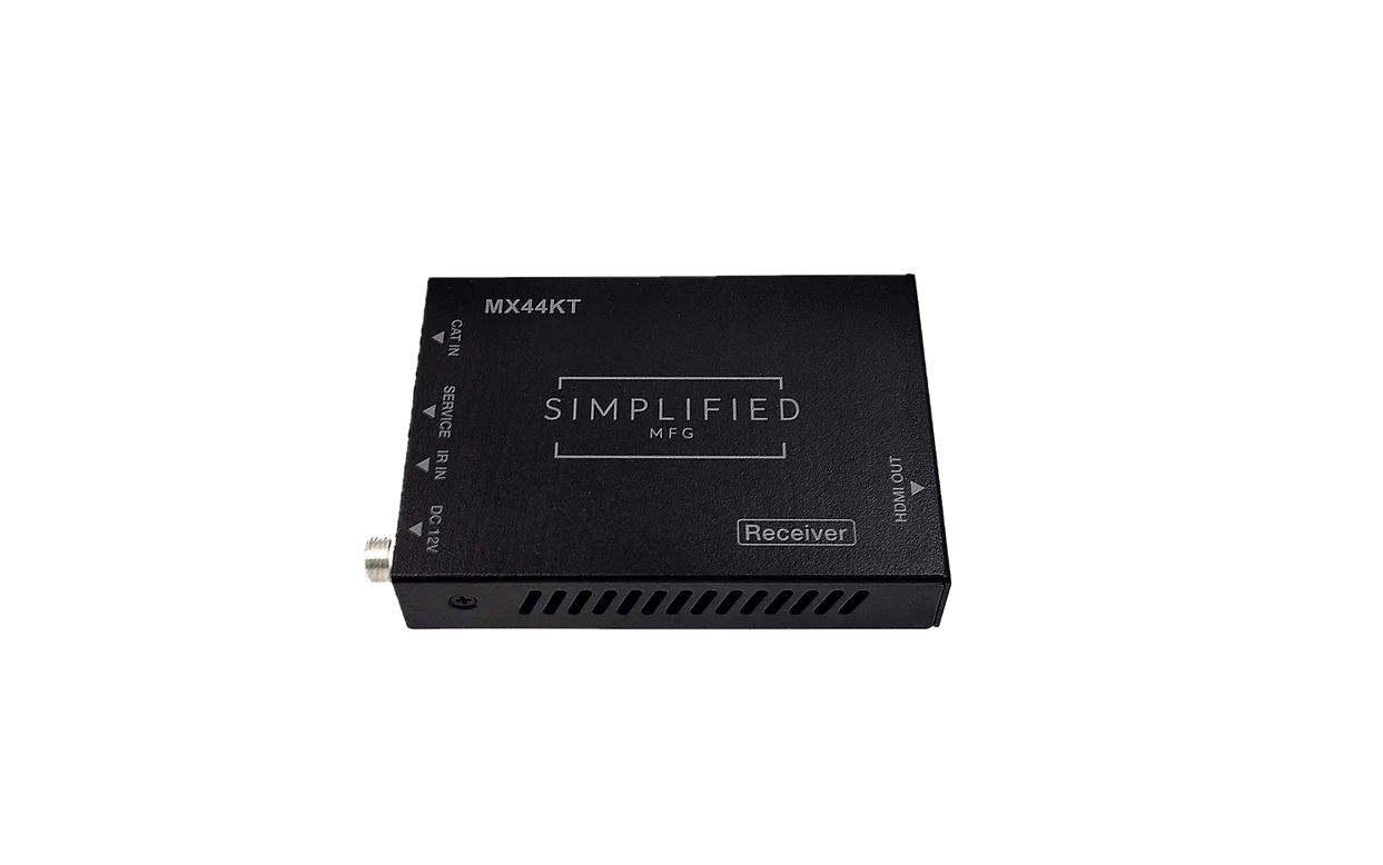 Simplified MX44KT Scaling 50m 4K 4x4 HDMI Matrix Kit over CAT5e/6/7