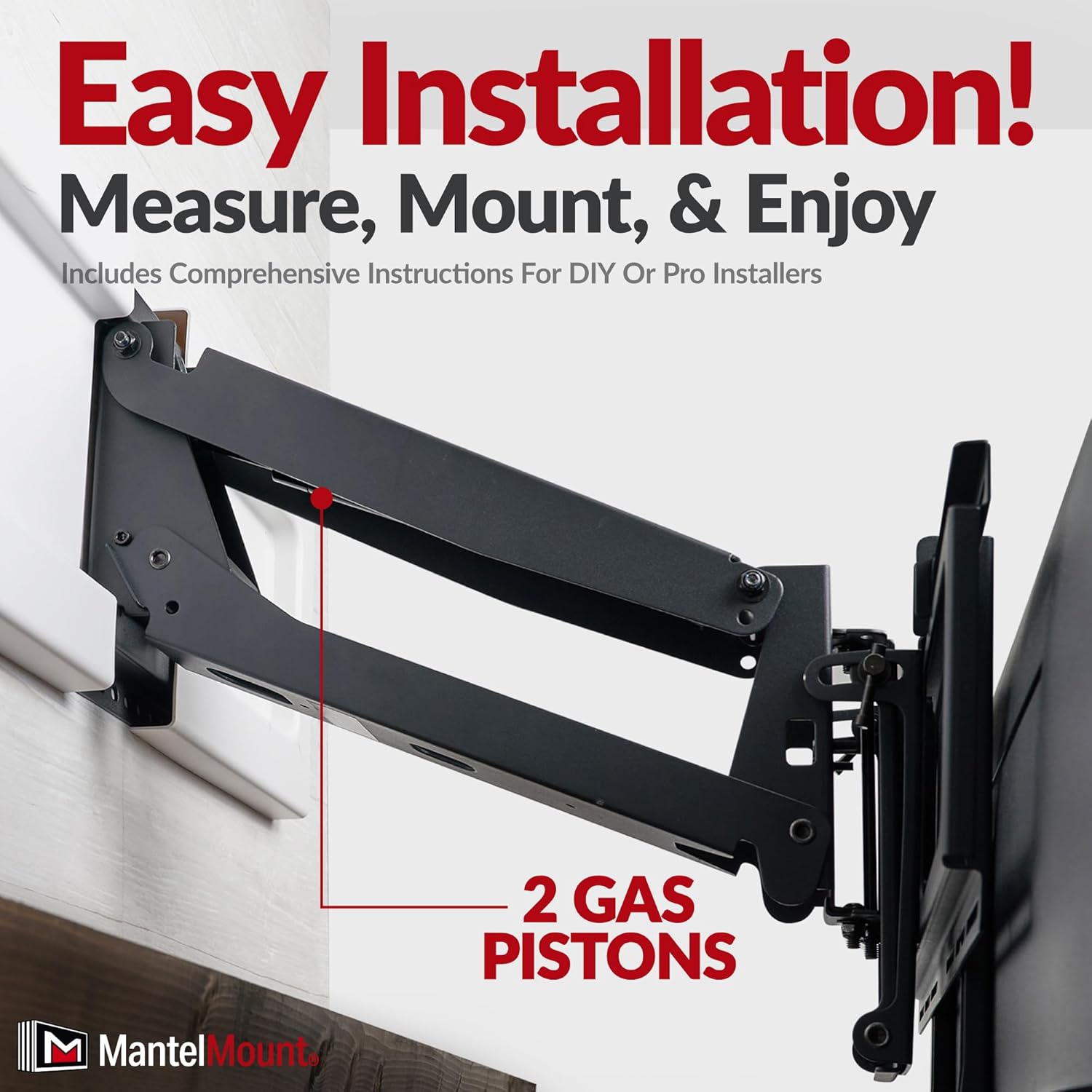 MantelMount MM540 Enhanced Pull Down TV Mount